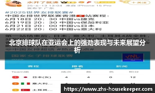北京排球队在亚运会上的强劲表现与未来展望分析